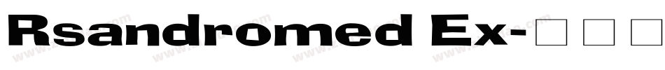 Rsandromed Ex字体转换